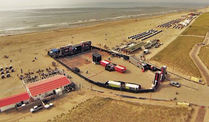 Haringrock vanuit de lucht