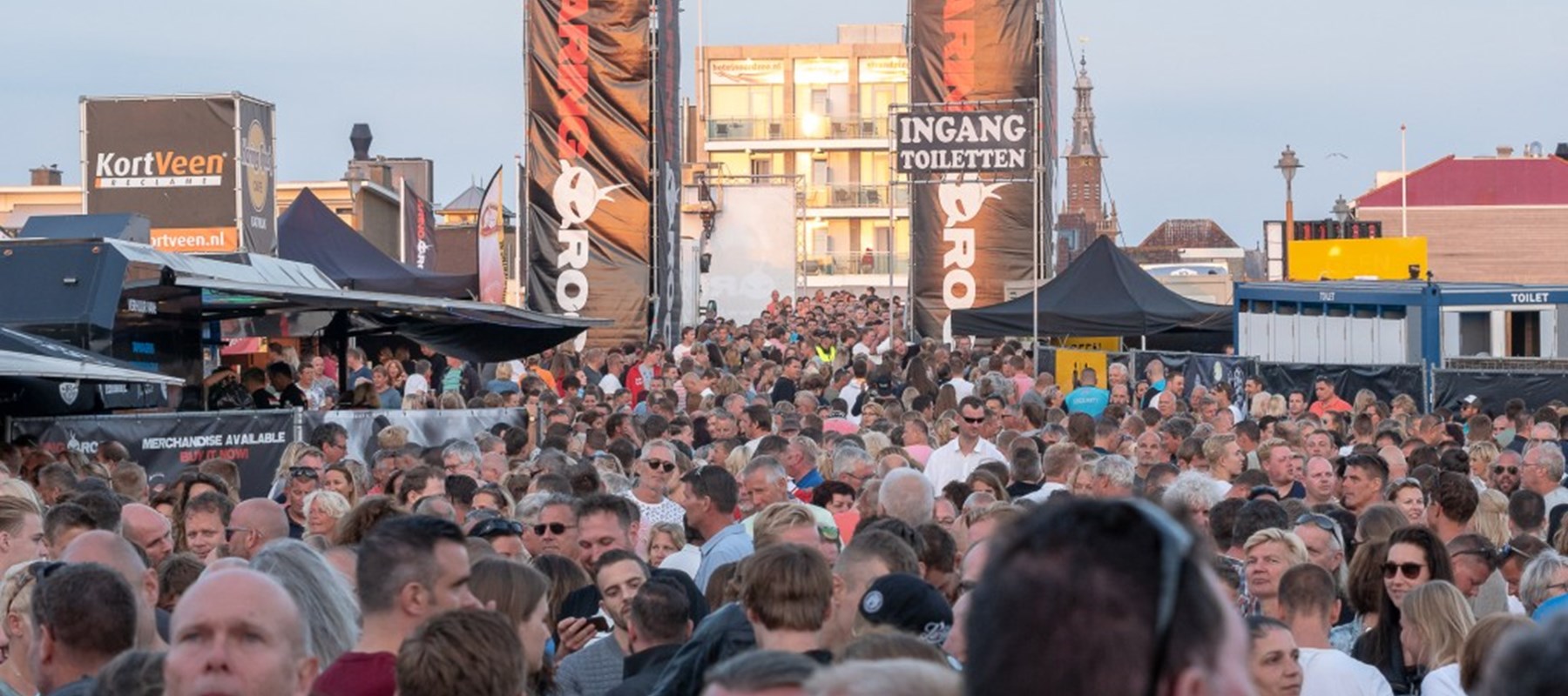 zicht vanaf podium